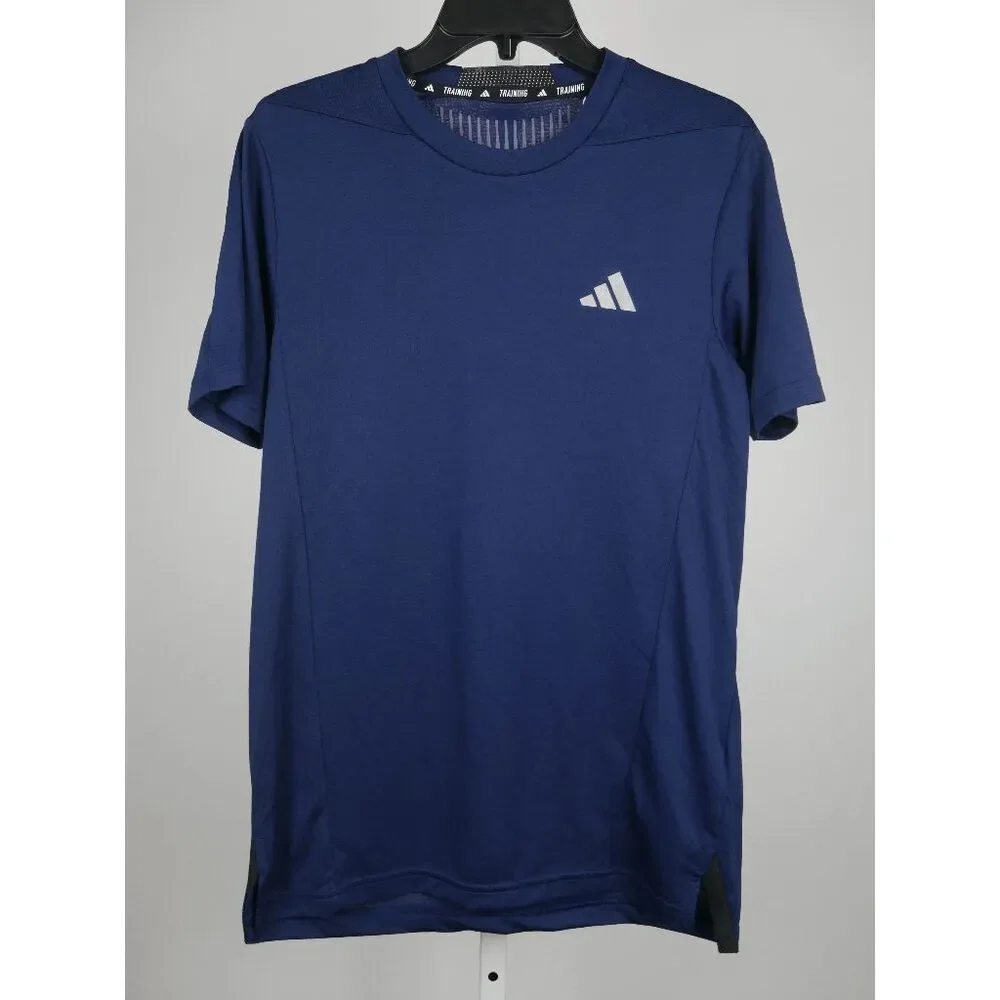 adidas Men's Train Essentials FR Short Sleeve T-shirt Blue Size S